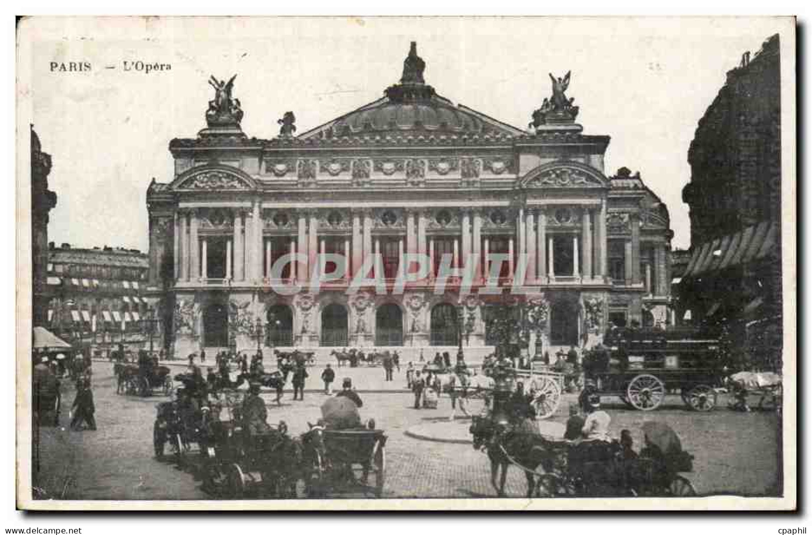 Paris CPA L'opera