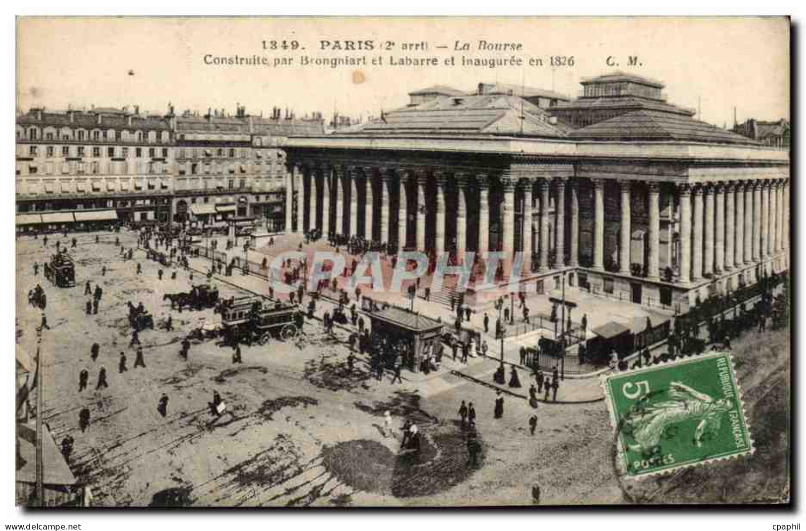 Paris CPA La Bourse