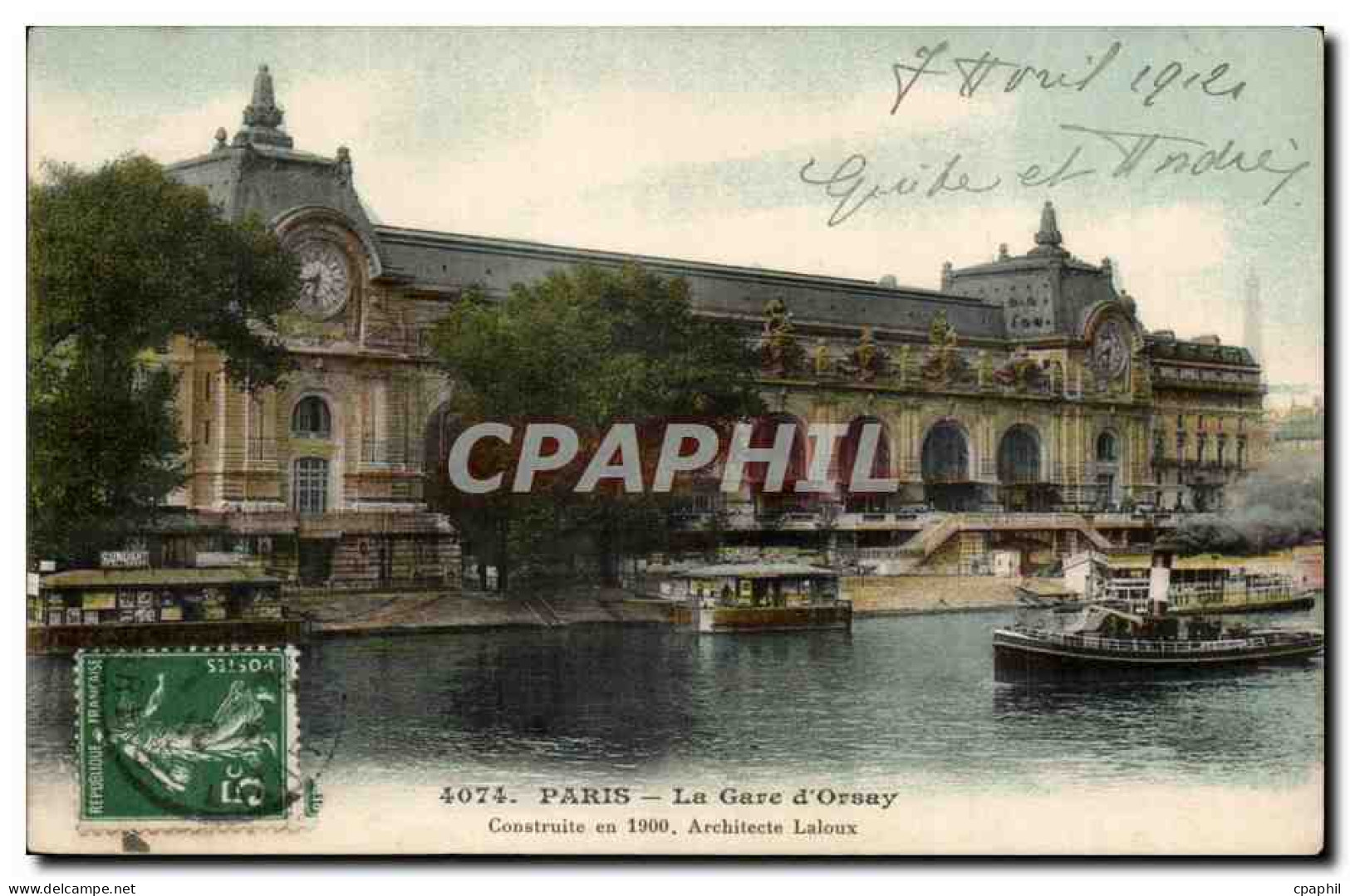 Paris CPA La gare d'orsay