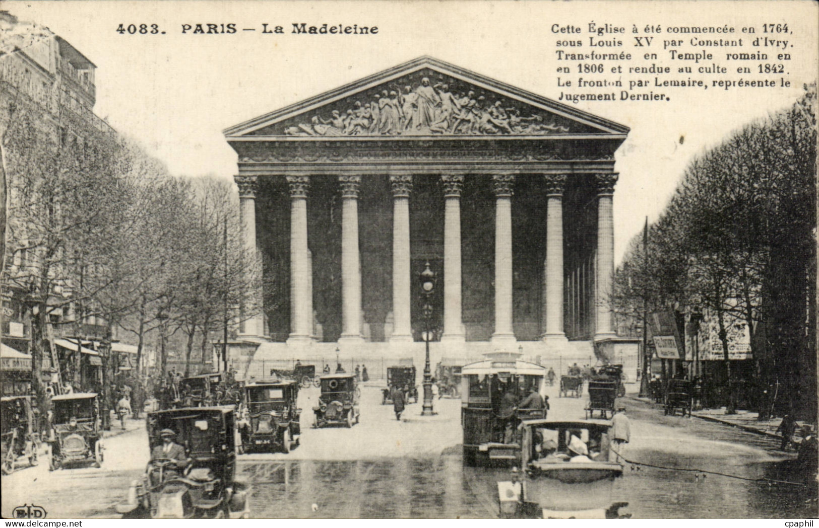 Paris CPA La Madeleine