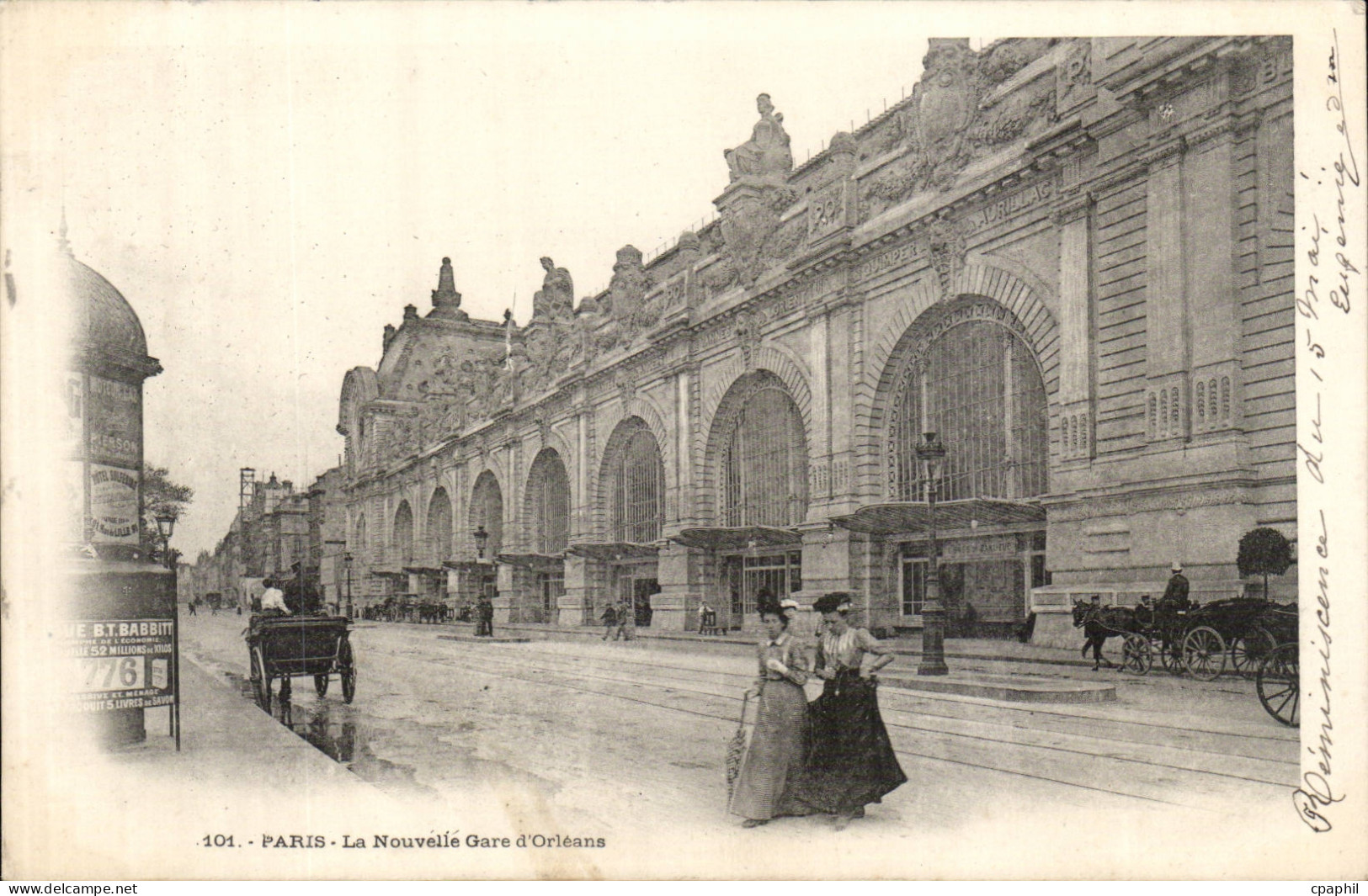 Paris CPA La nouvelle Gare d'Orleans