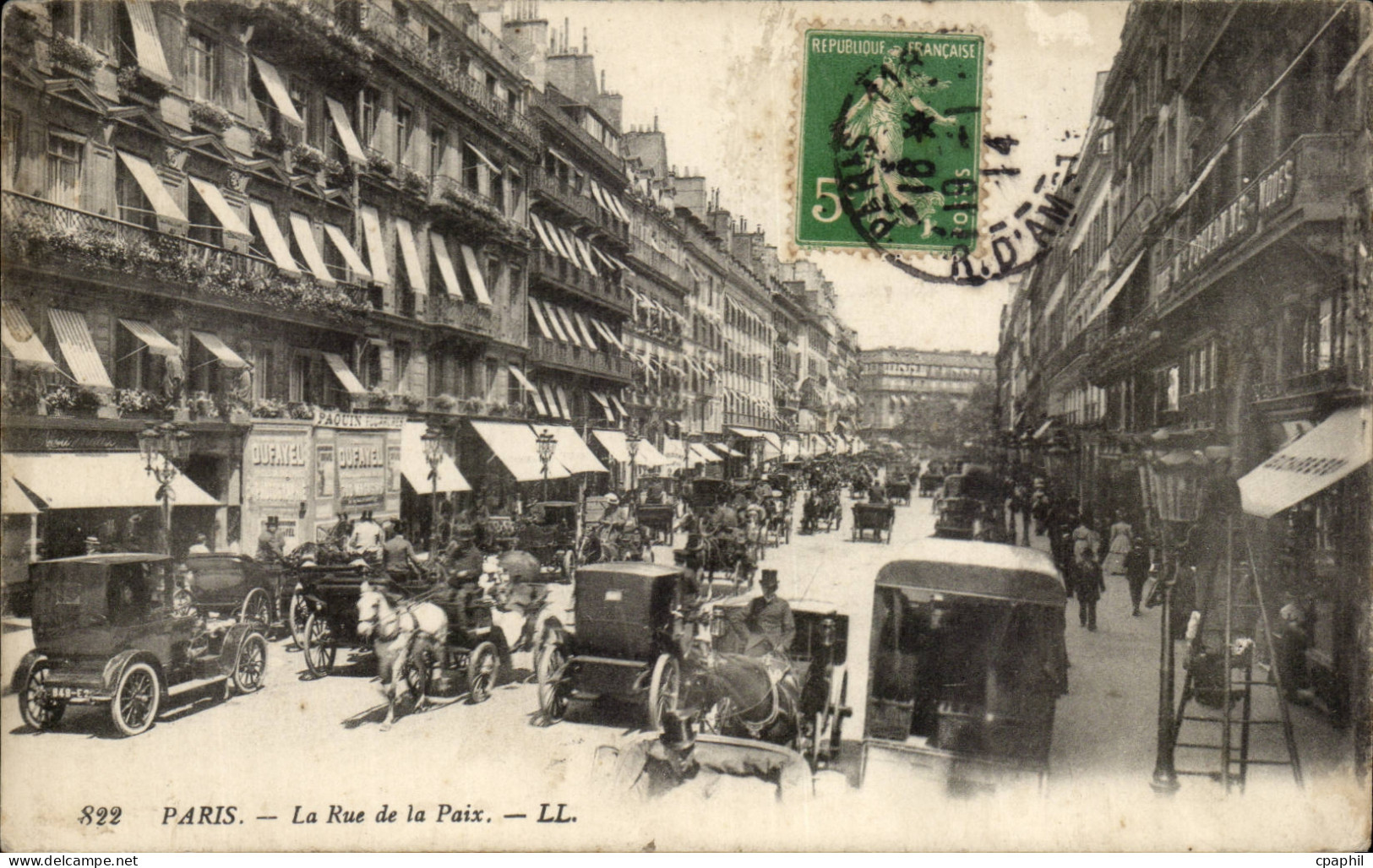 Paris CPA La rue de la Paix