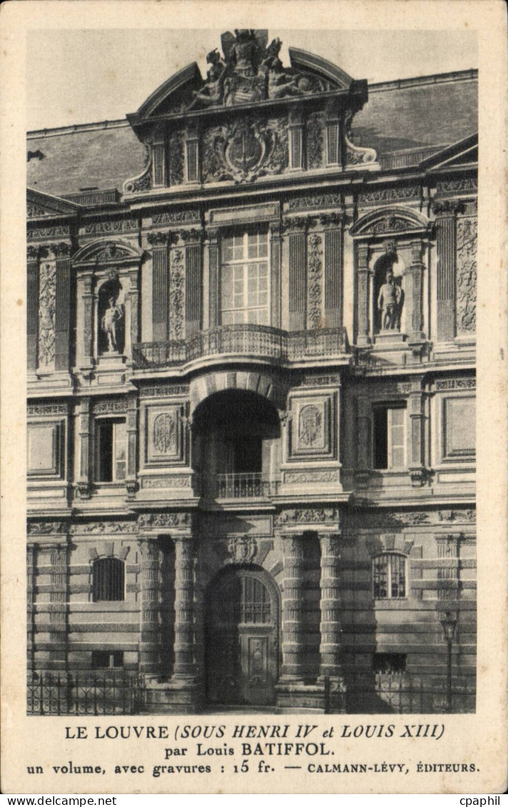 Paris CPA Le Louvre par Louis Batiffol