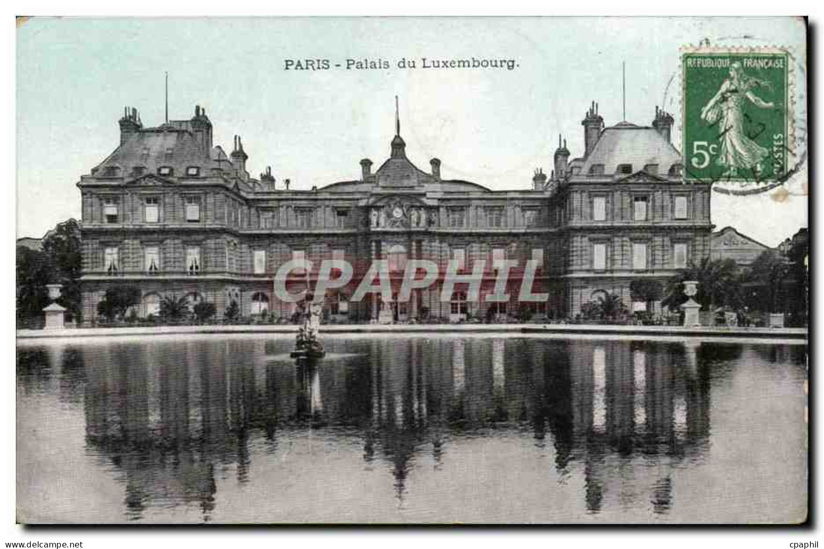 Paris CPA Le palais du Luxembourg