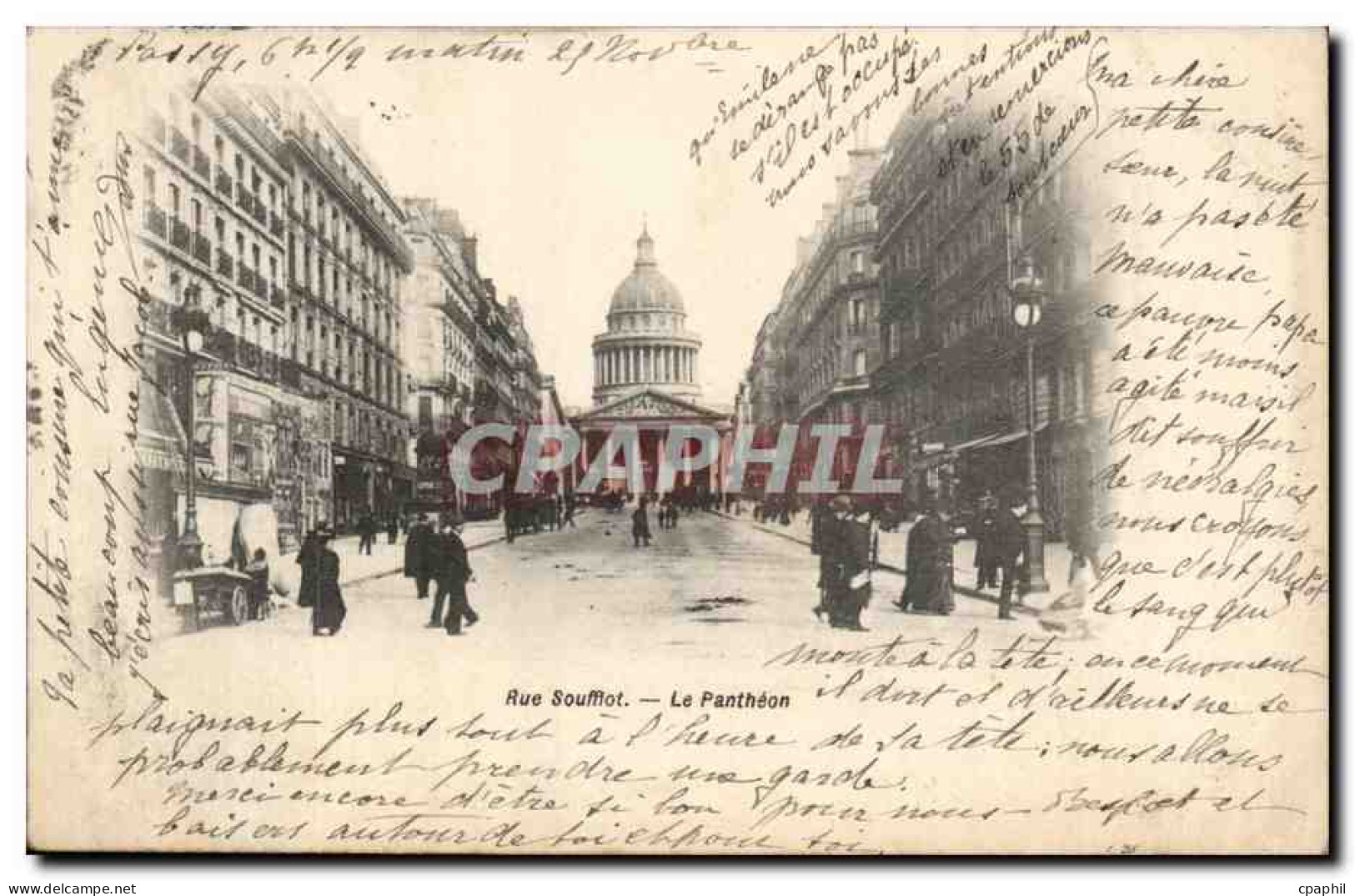 Paris CPA Le Pantheon