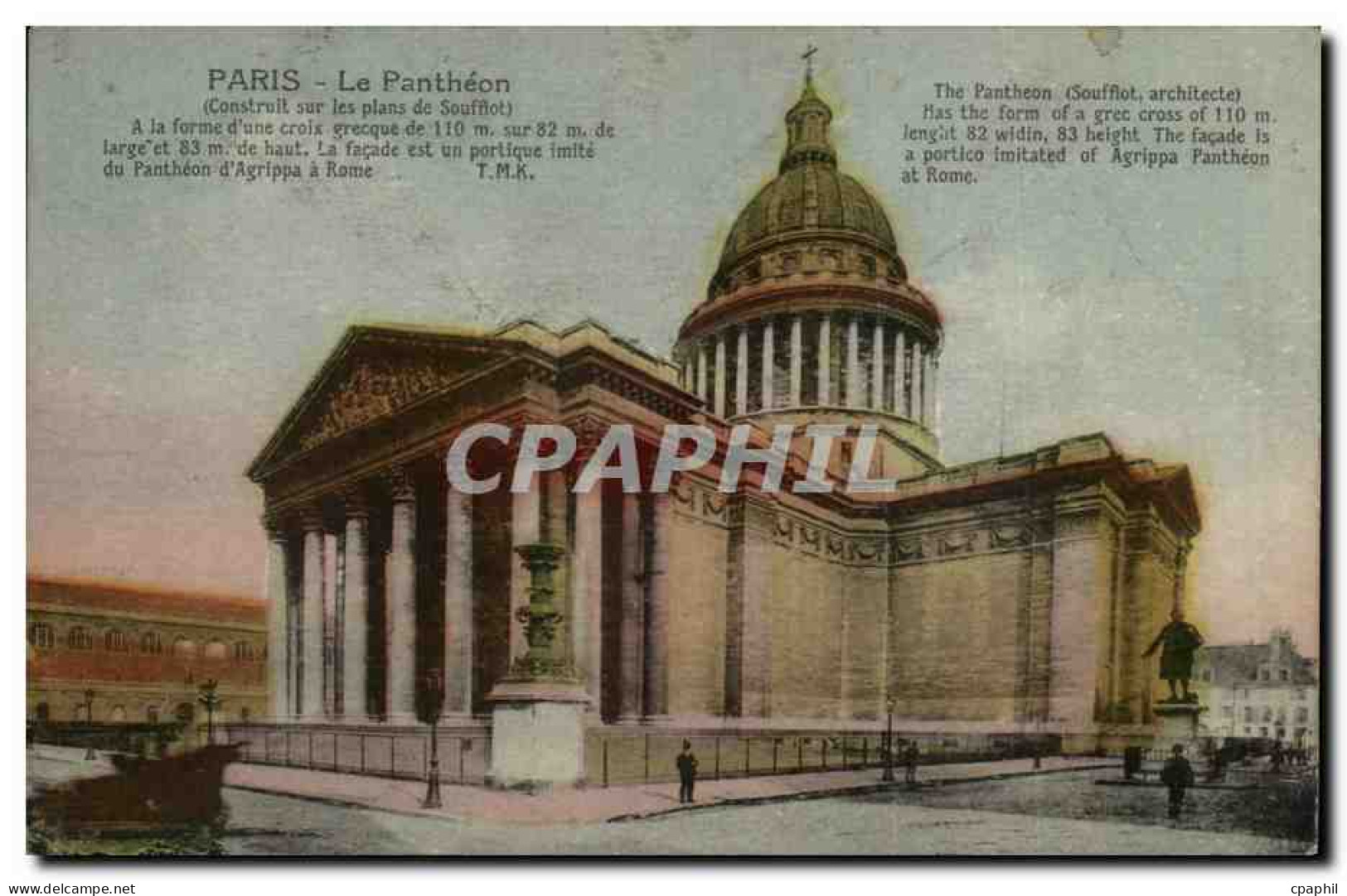 Paris CPA Le Pantheon