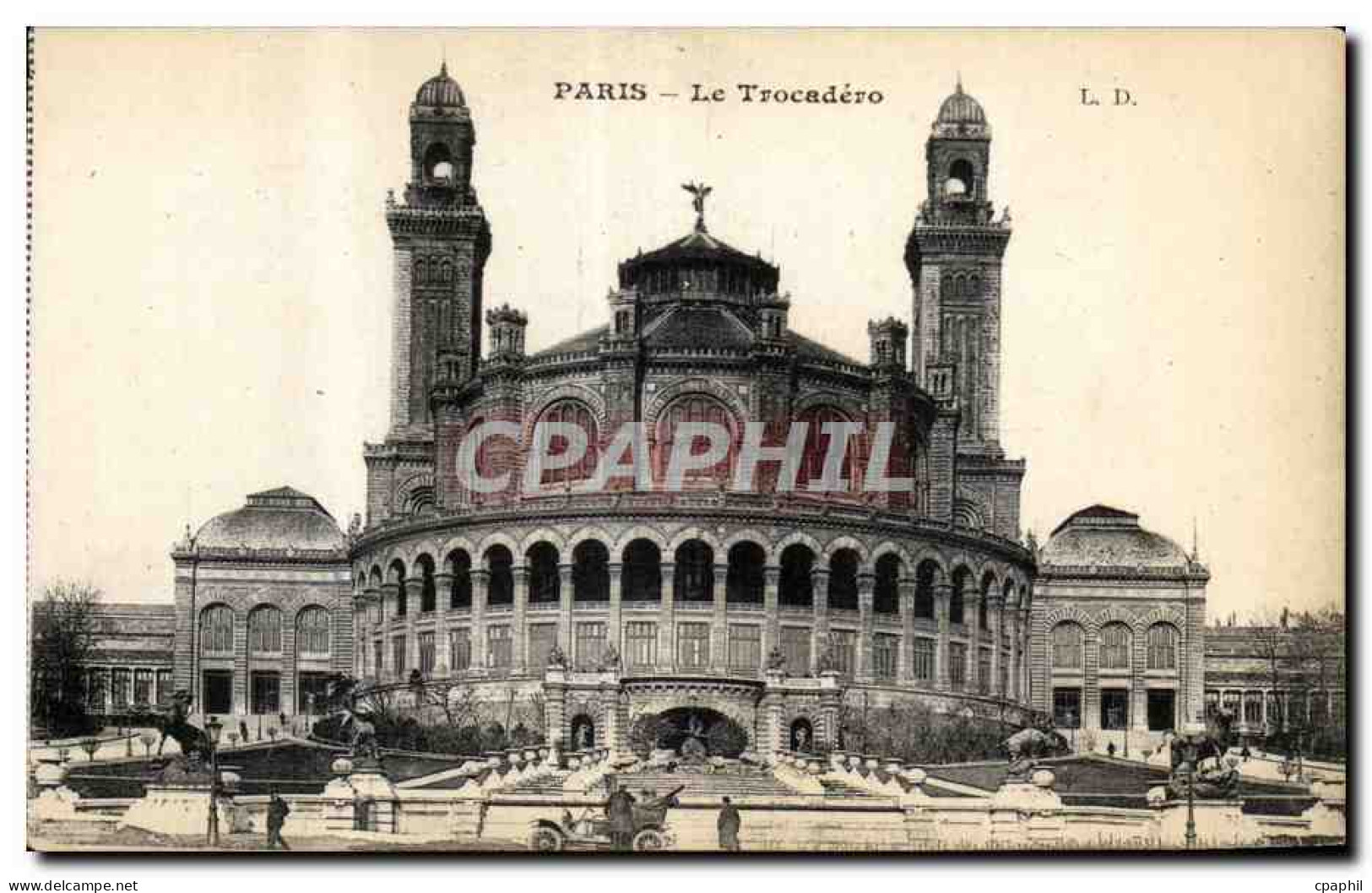 Paris CPA Le Trocadero