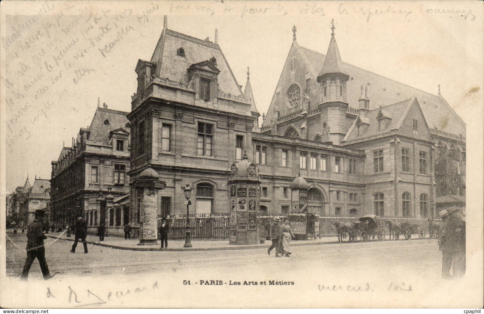Paris CPA Les Arts et Metiers