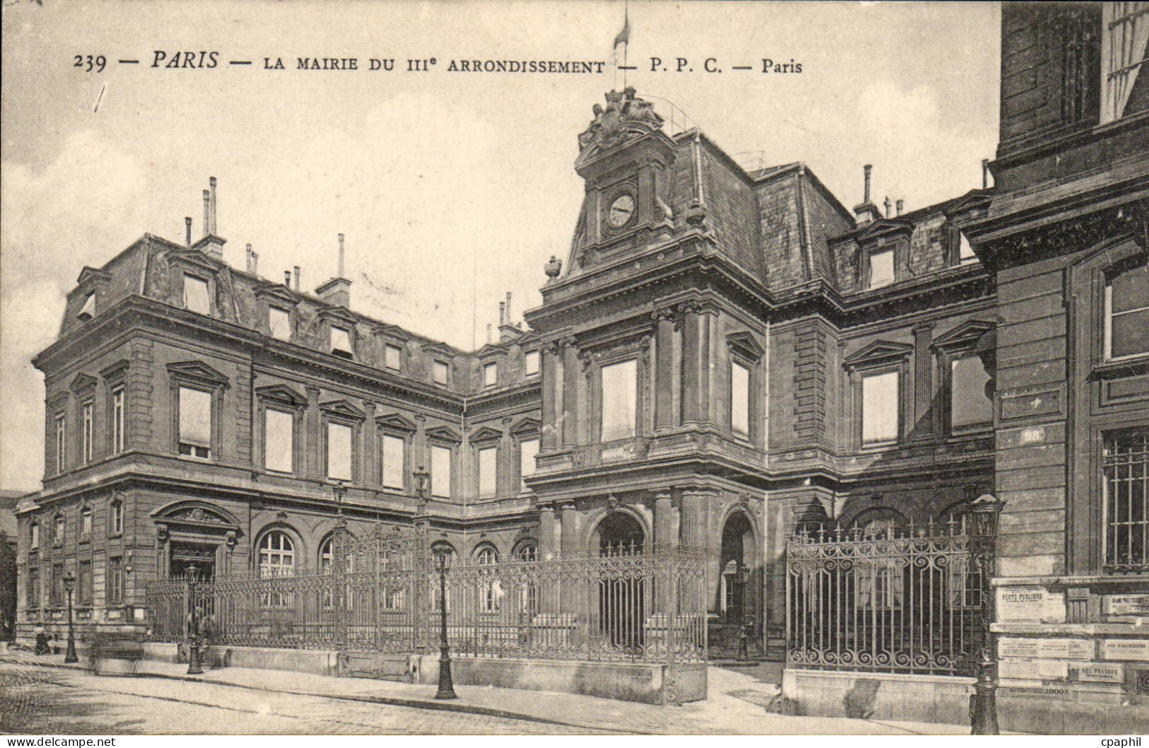 Paris CPA Mairie du 3eme