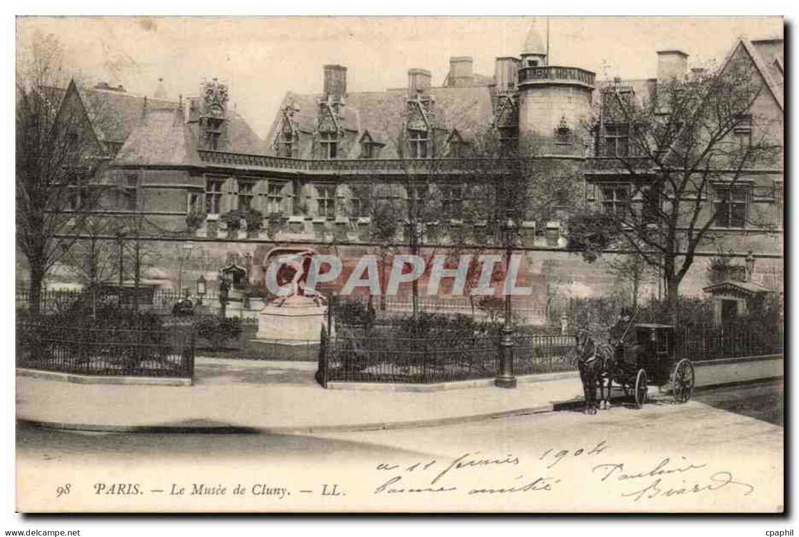 Paris CPA Musee de Cluny