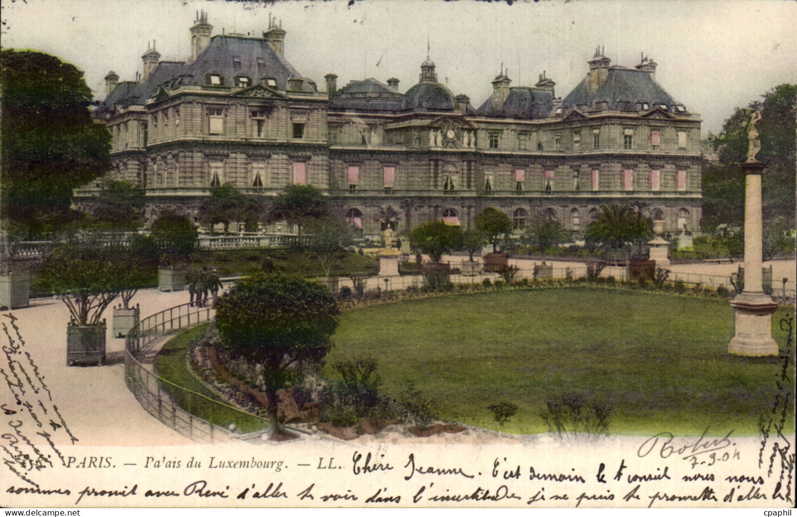 Paris CPA Palais du Luxembourg