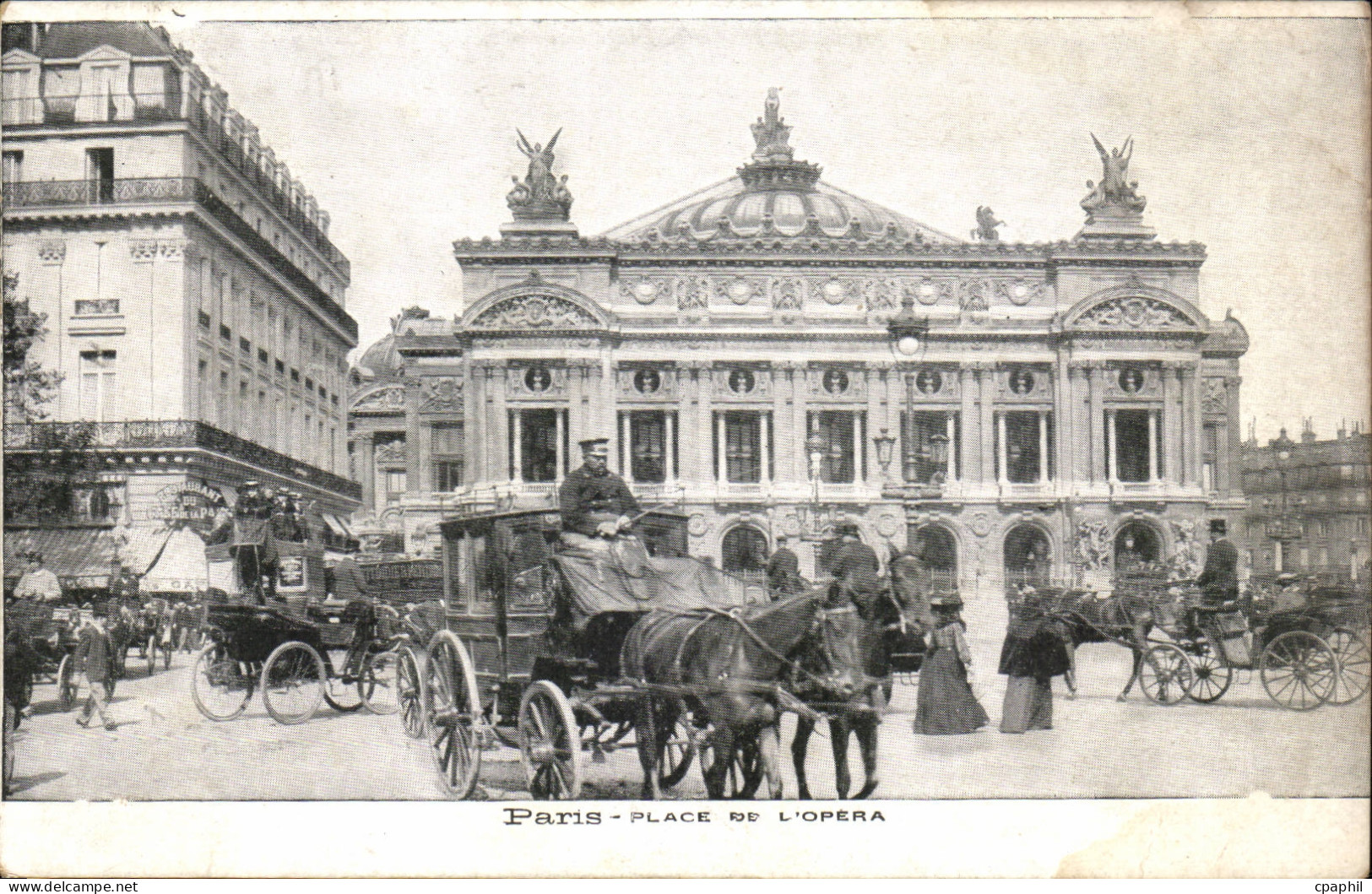 Paris CPA Place de l'opera
