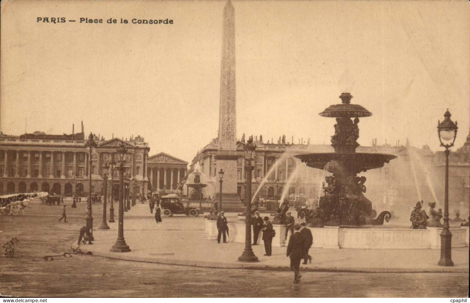 Paris CPA Place de la Concorde