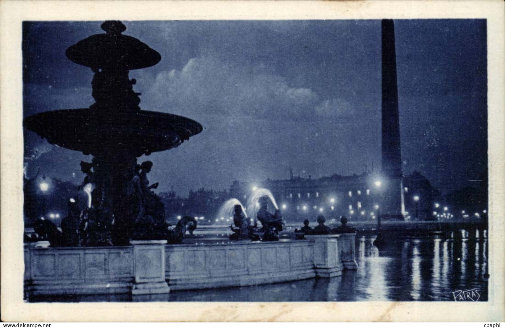 Paris CPA Place de la Concorde