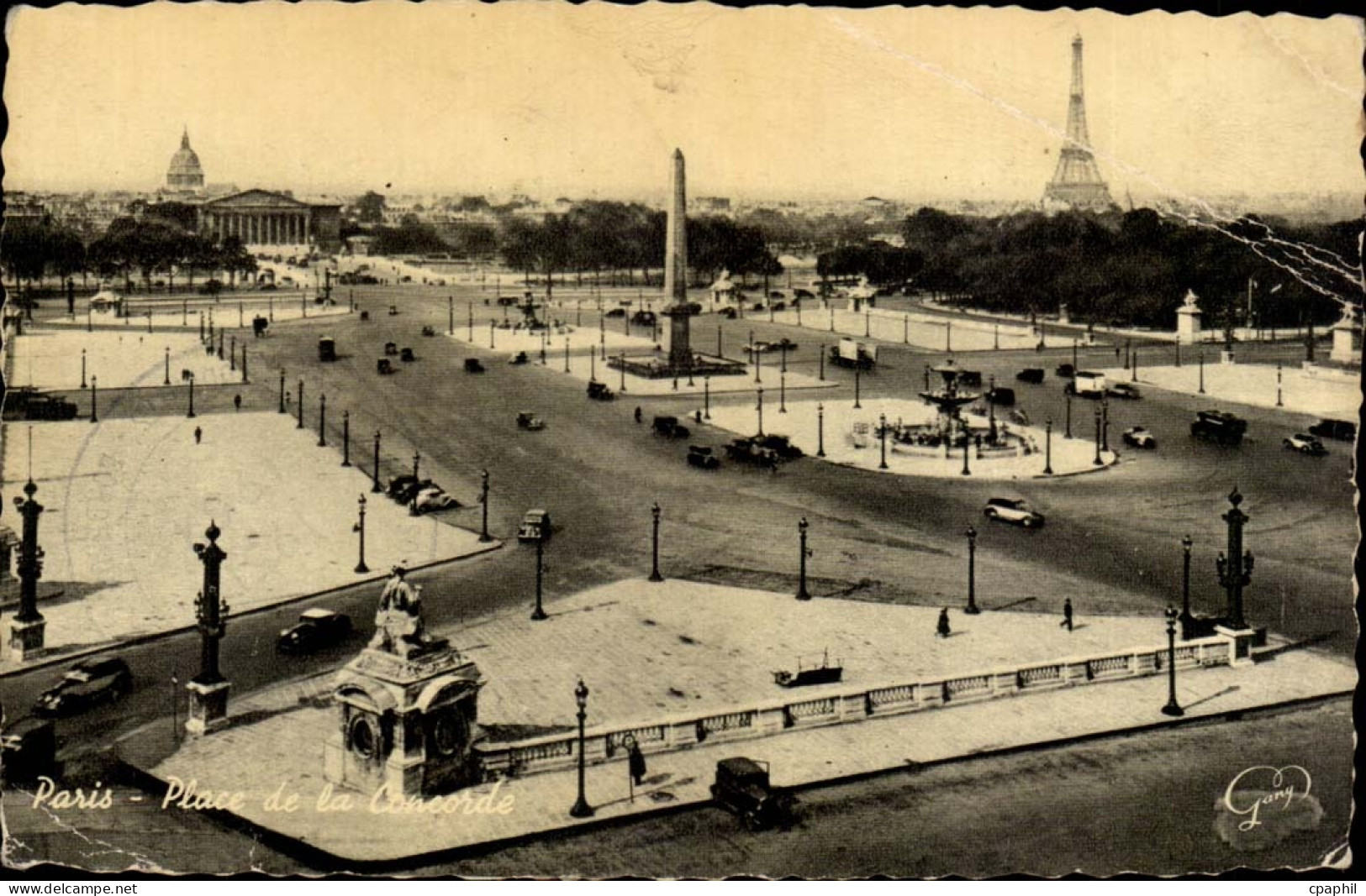 Paris CPA Place de la Concorde