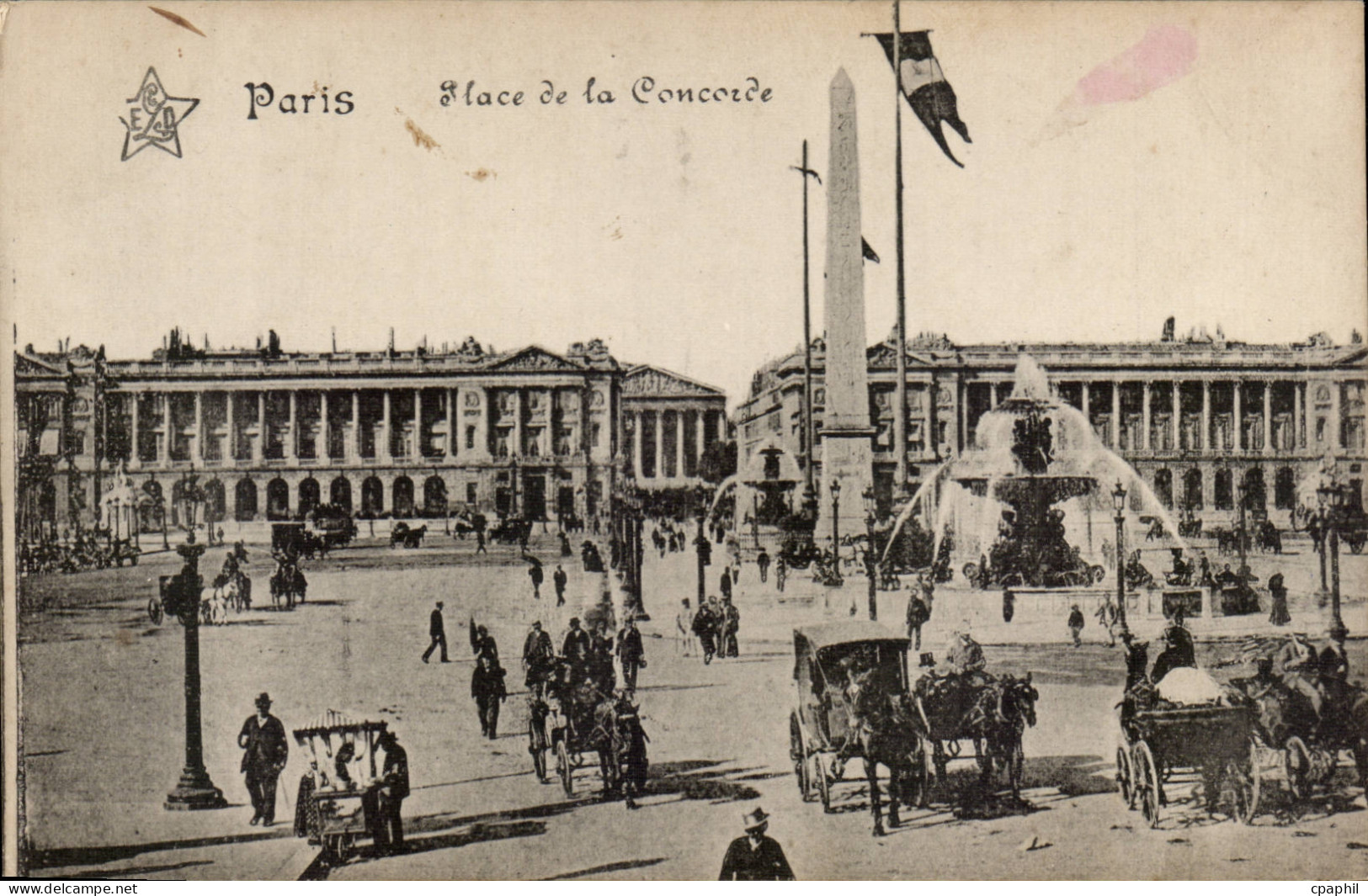 Paris CPA Place de la Concorde