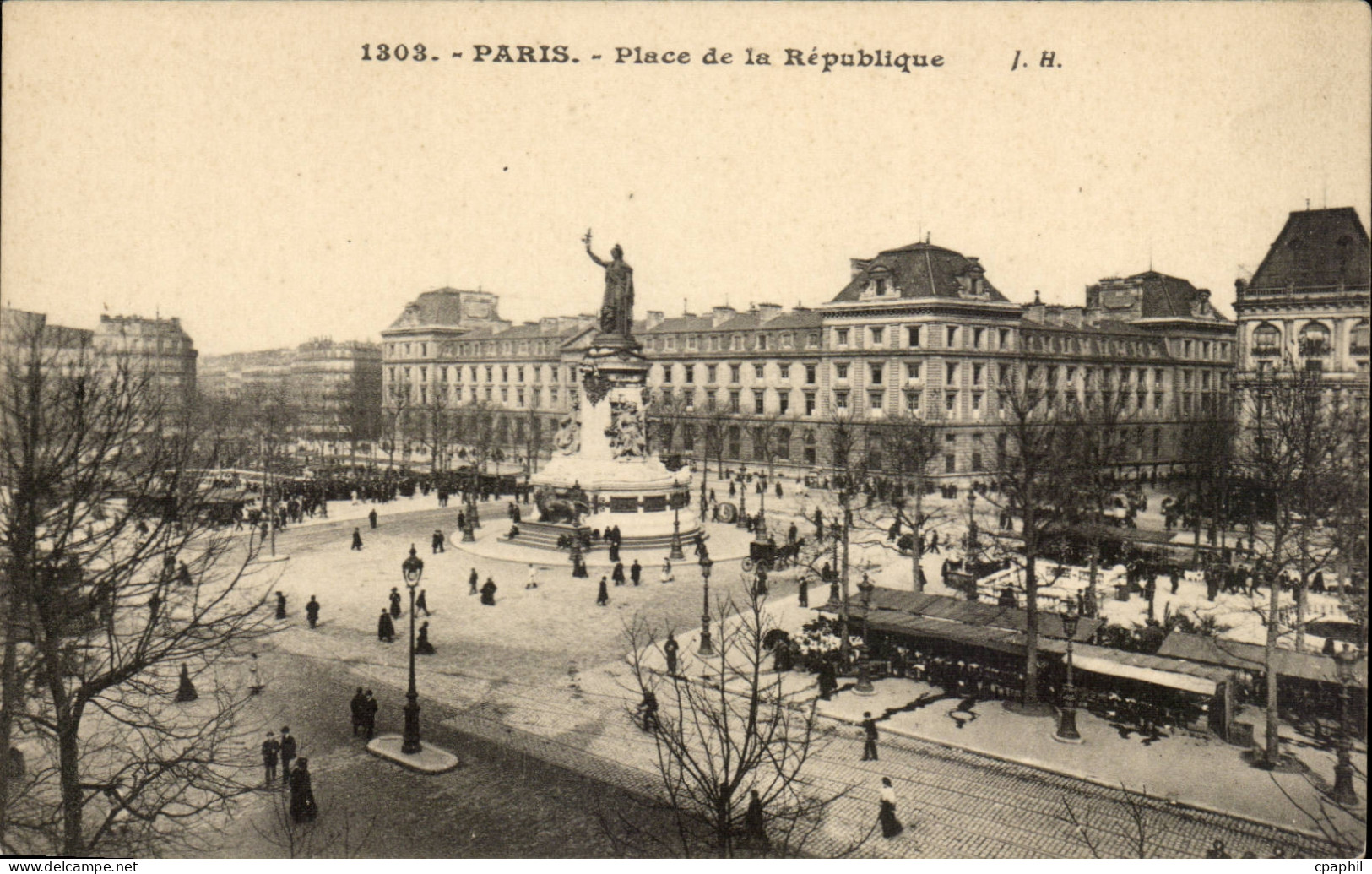 Paris CPA Place de la Republique