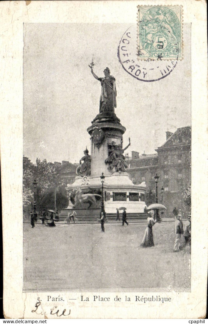 Paris CPA Place de la Republique