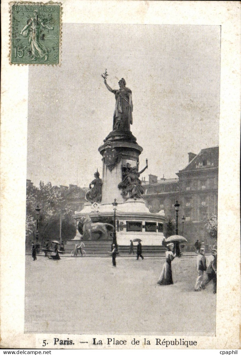 Paris CPA Place de la Republique