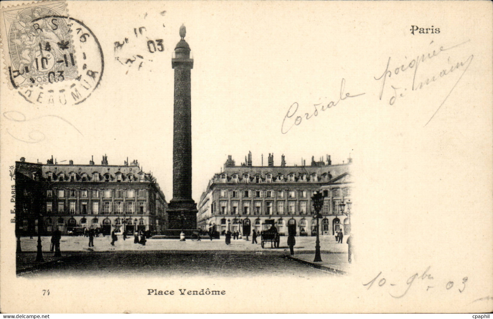 Paris CPA Place VEndome