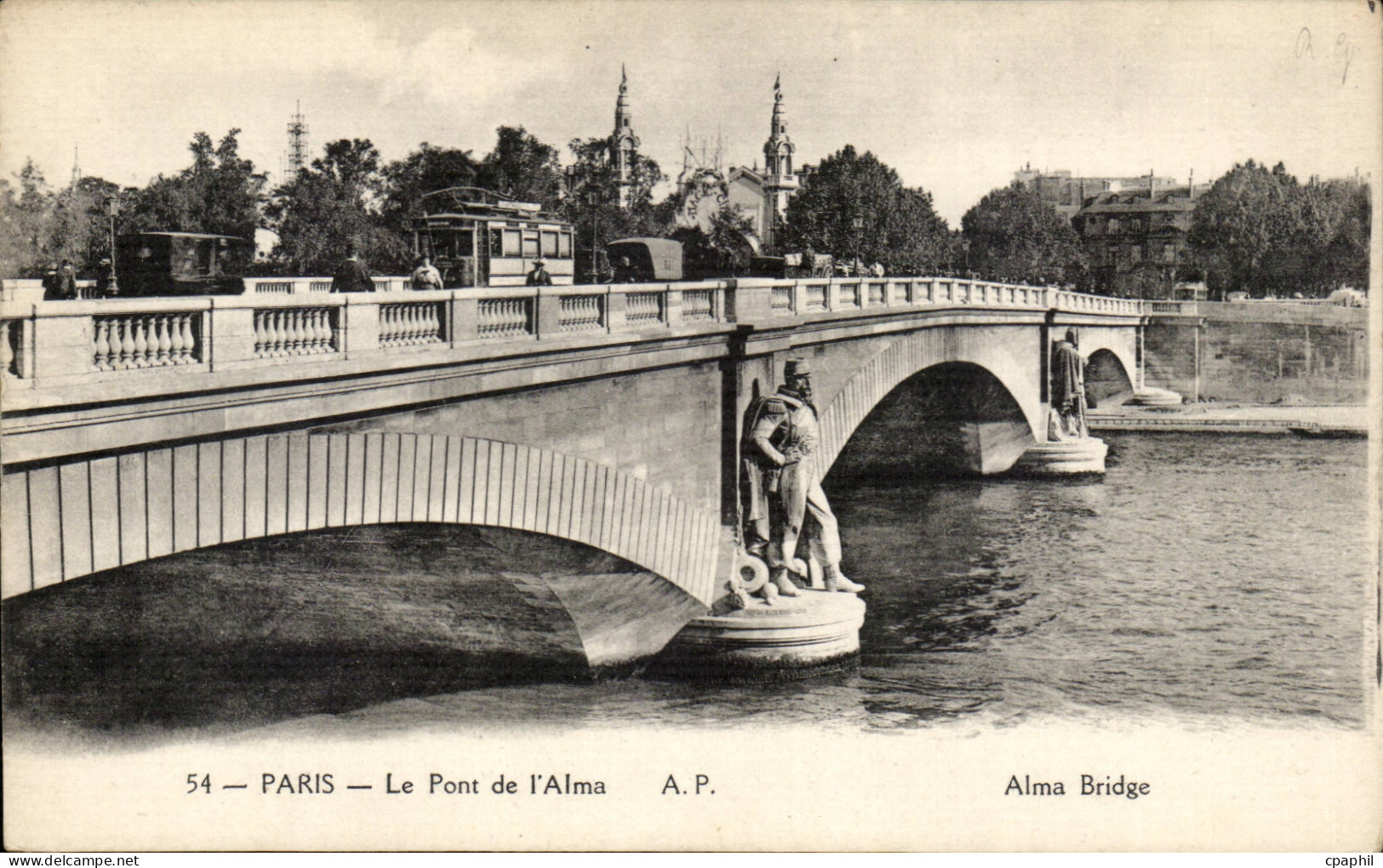 Paris CPA Pont de l'Alma