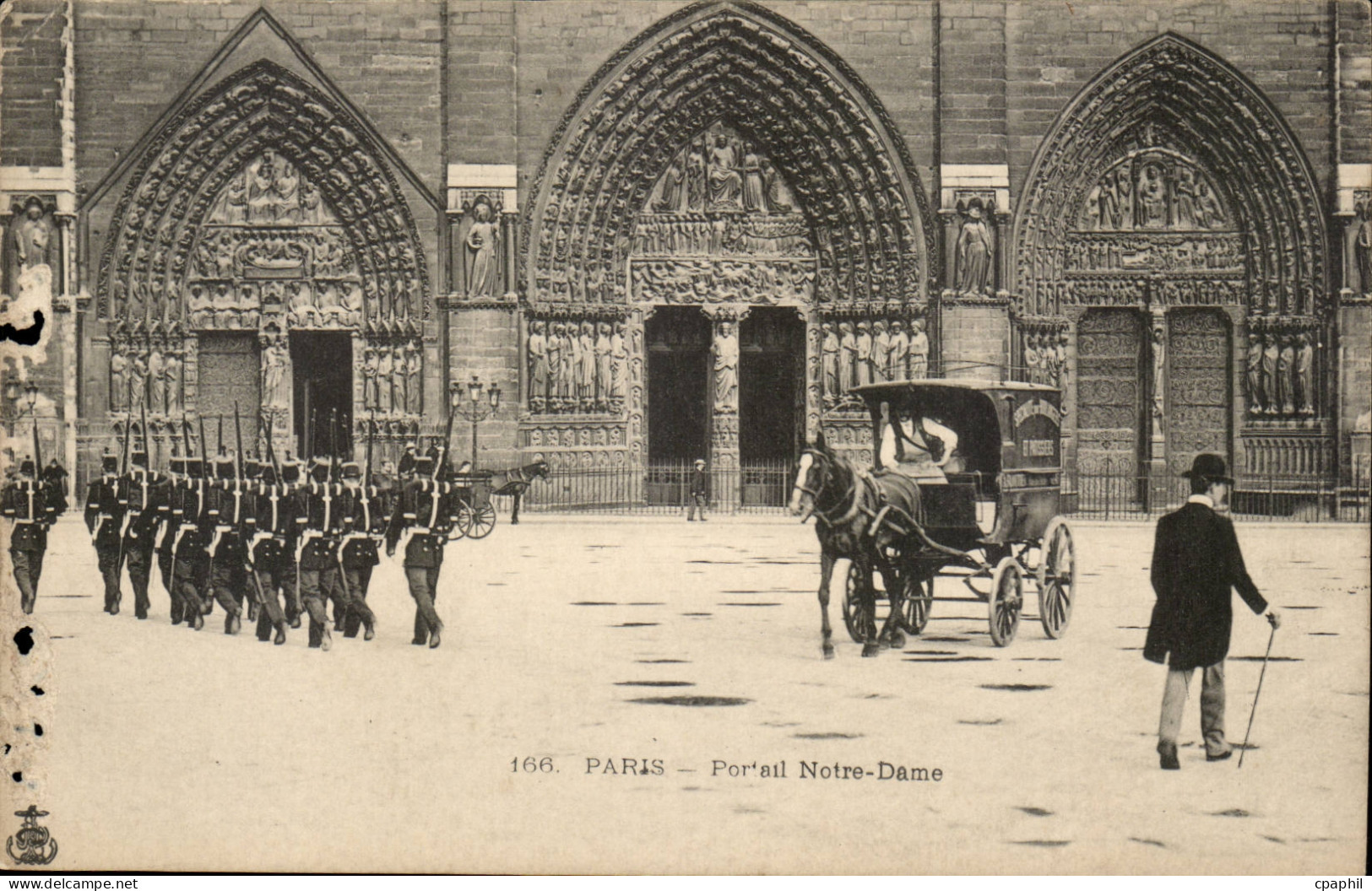 Paris CPA Portail Notre Dame