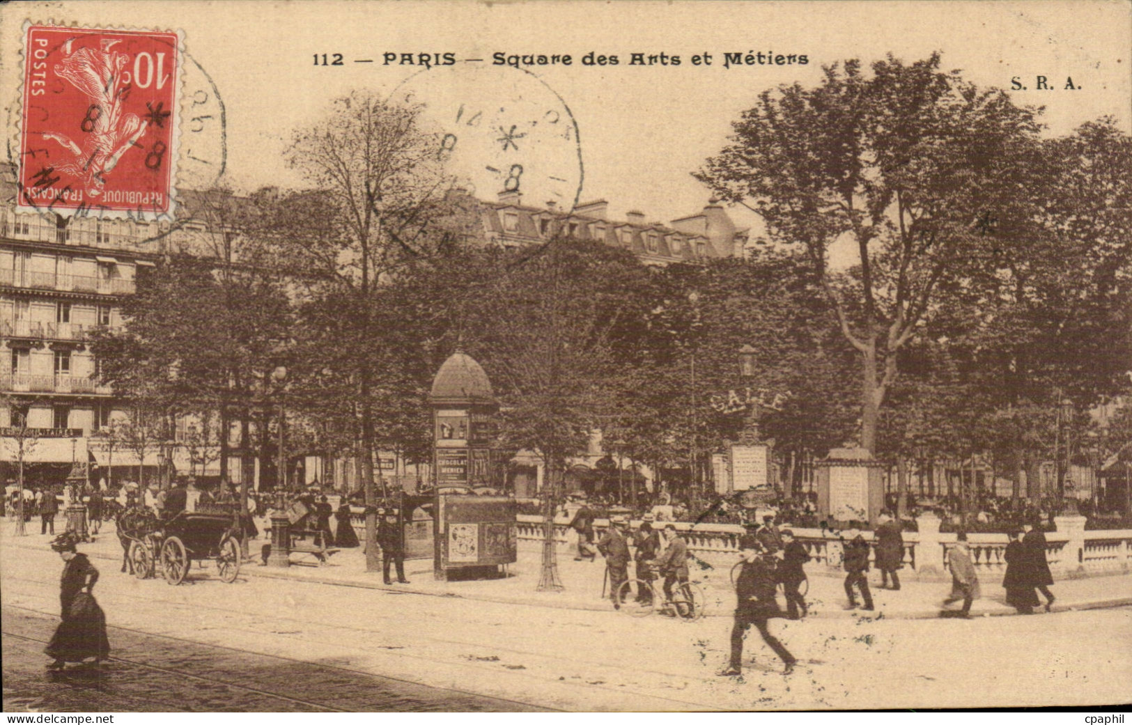 Paris CPA Square des Arts et Metiers