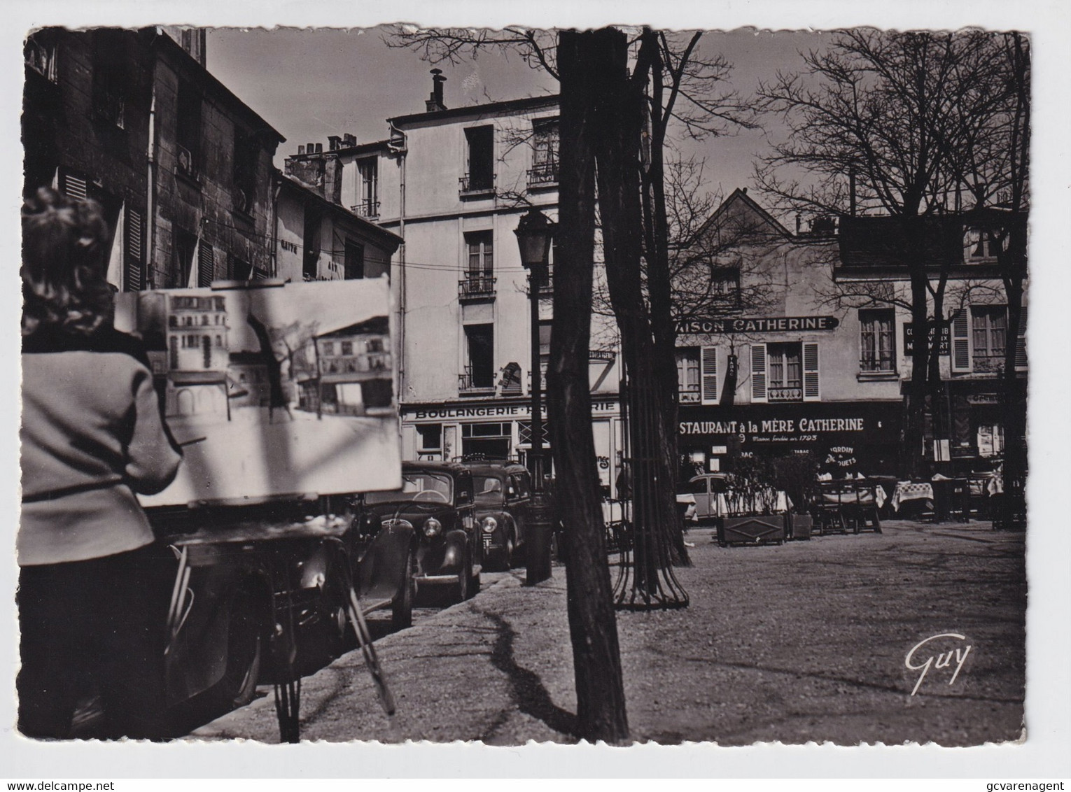 PARIS ET SES MERVEILLES - LA PLACE DU TERTRE    CARTE PHOTO