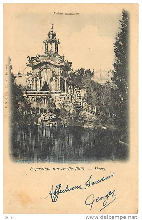 Paris , EXPOSITION 1900 , Palais lumineux , * 138 04