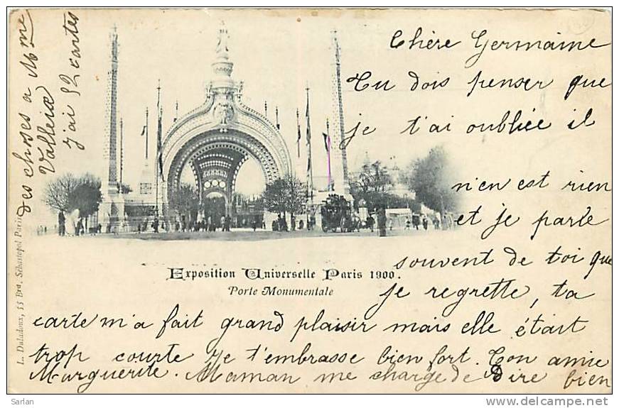 Paris , EXPOSITION 1900 , Porte monumentale , * 138 06