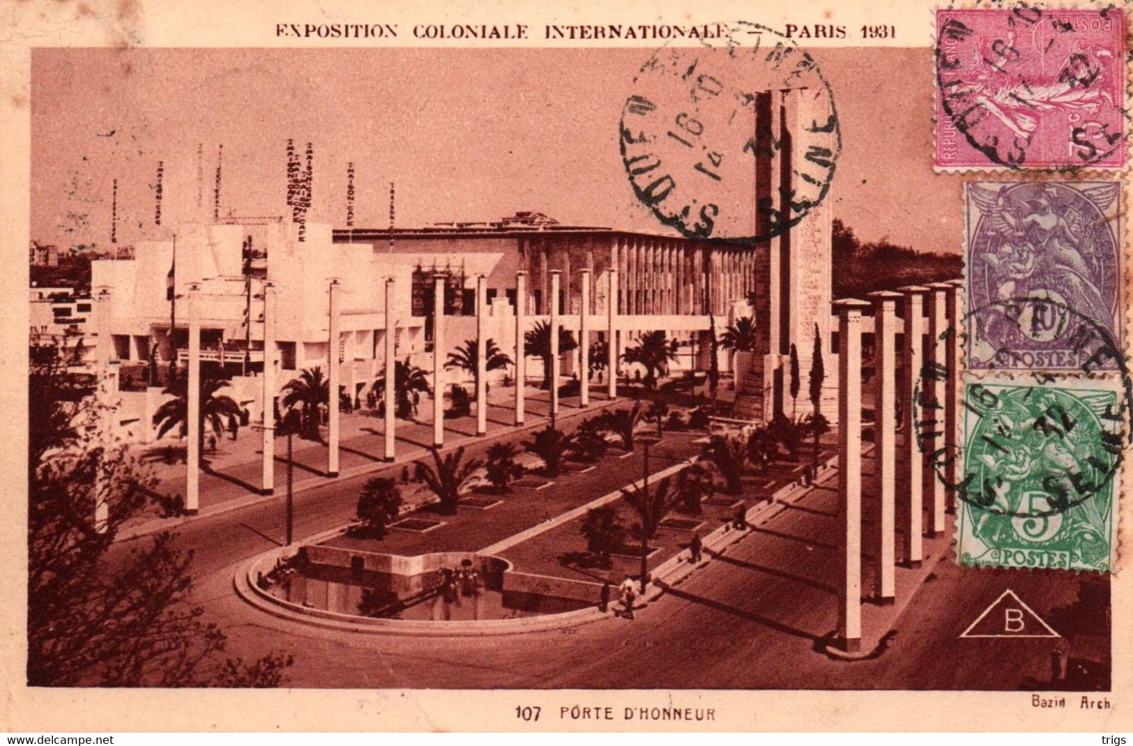 Paris (Exposition Coloniale Internationale de 1931) - Porte d'Honneur