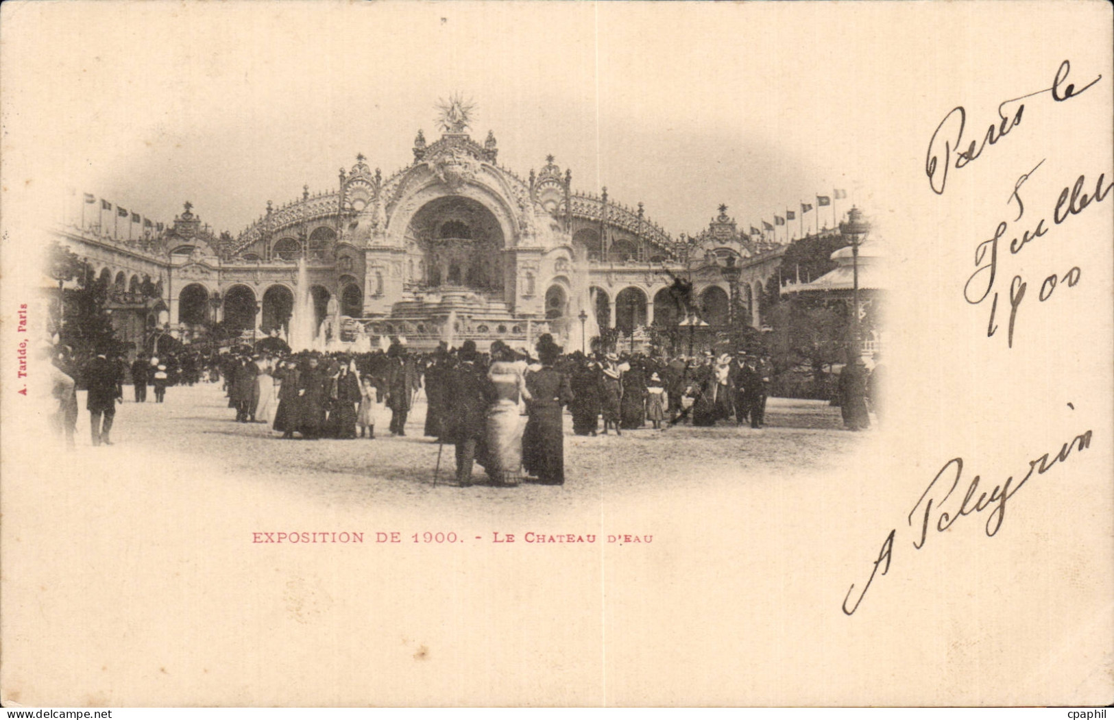Paris - Exposition de 1900 - Le Chateau d Eau - CPA