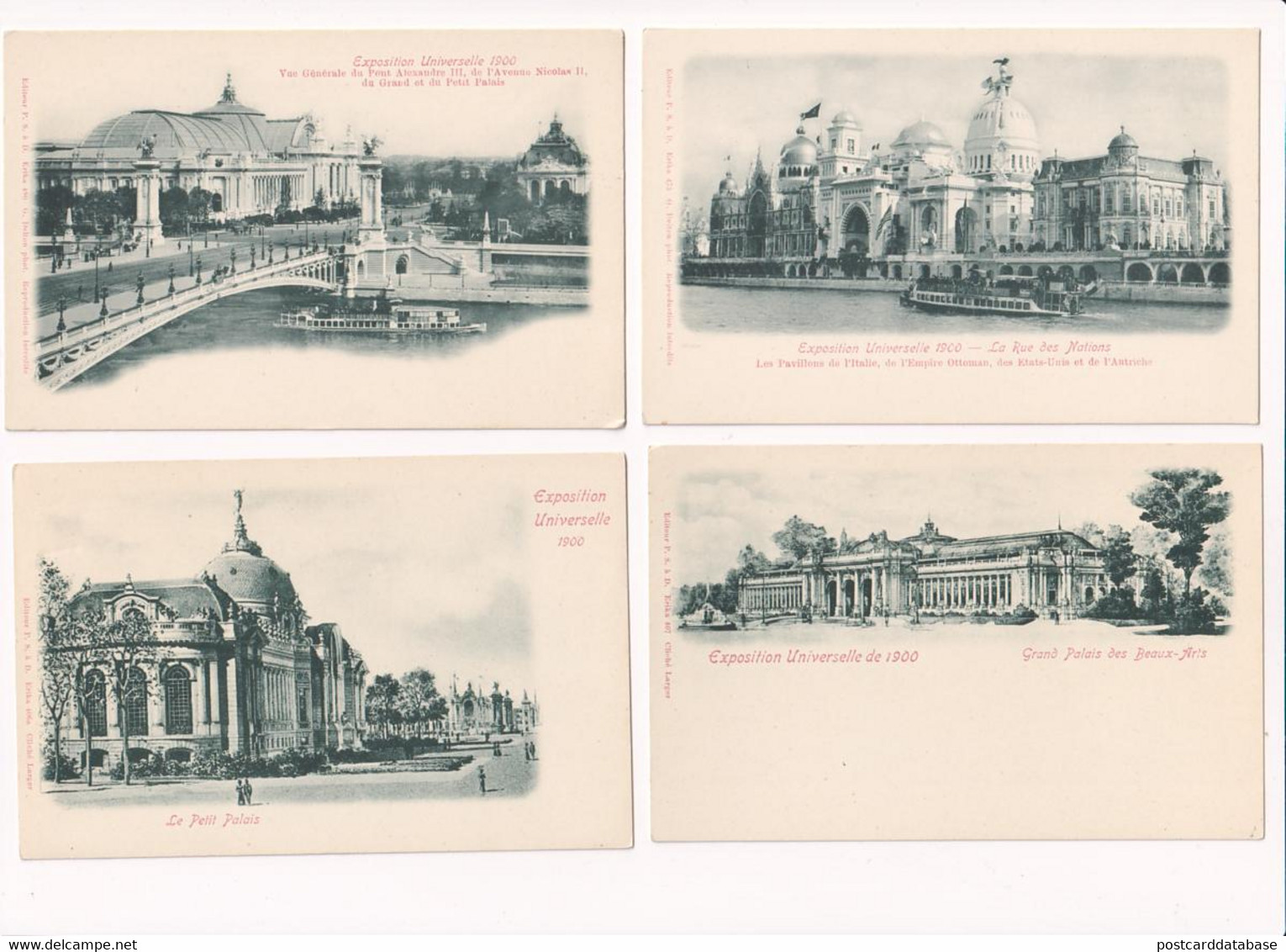 Paris - Exposition Universelle 1900 - 34 postcards - & expo
