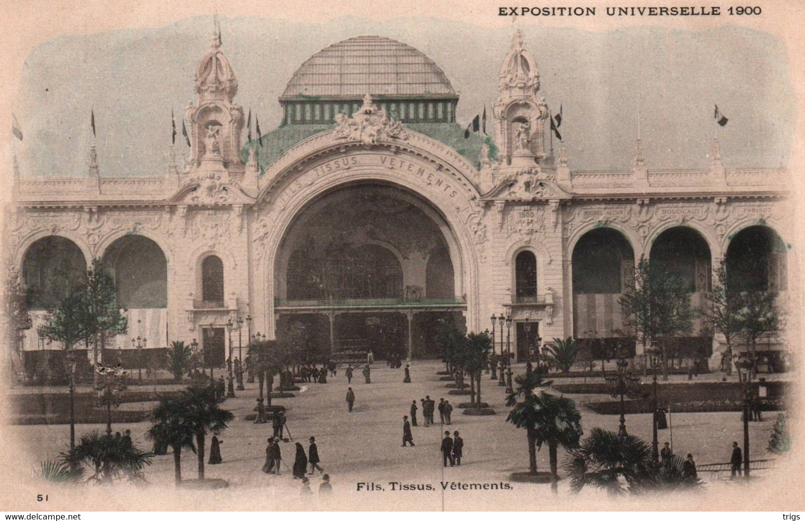 Paris (Exposition Universelle de 1900) - Fils, Tissus, Vêtements