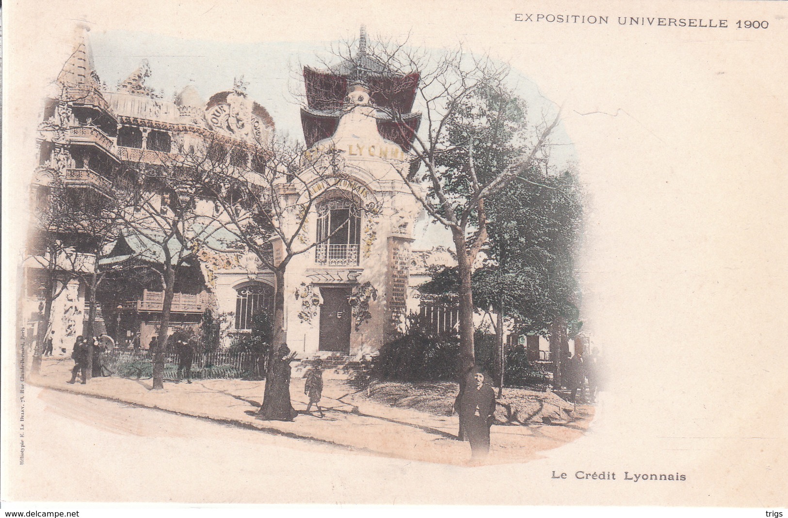 Paris (Exposition Universelle de 1900) - Le Crédit Lyonnais