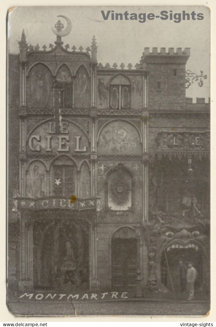 Paris / France: Cabaret Le Ciel - Montmartre (Vintage RPPC 1900s)