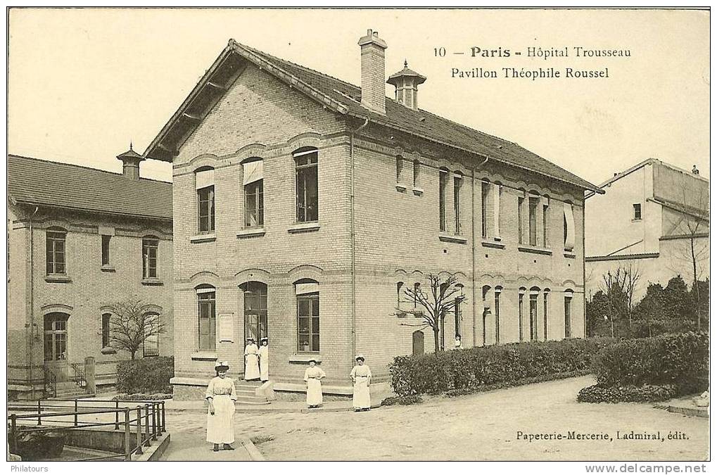 PARIS  -  HOPITAL TROUSSEAU - Pavillon Théophile Roussel