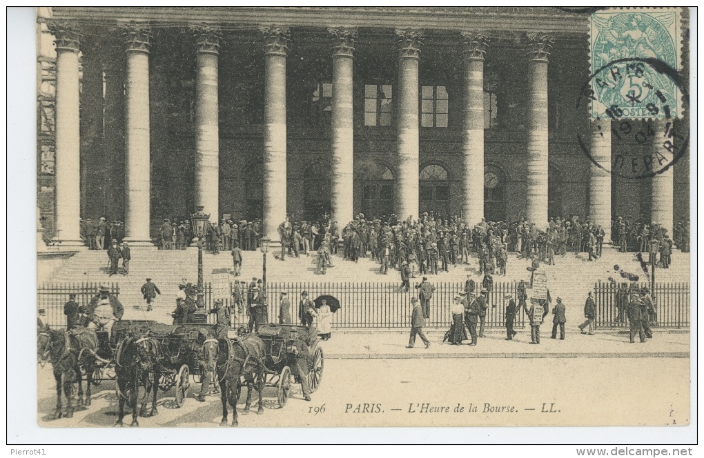 PARIS - IIème arrondissement - L'Heure de la Bourse