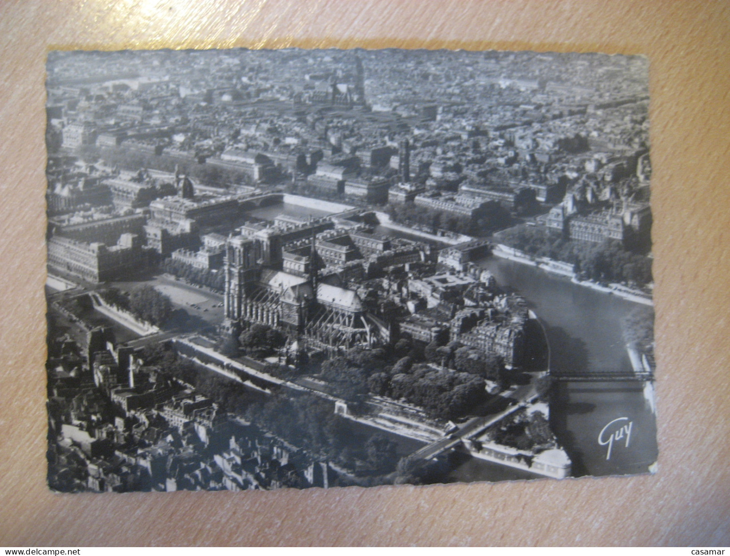 PARIS Ile de la Cite Cathedrale Notre-Dame prefeture de Police Sainte-Chapelle FRANCE postcard