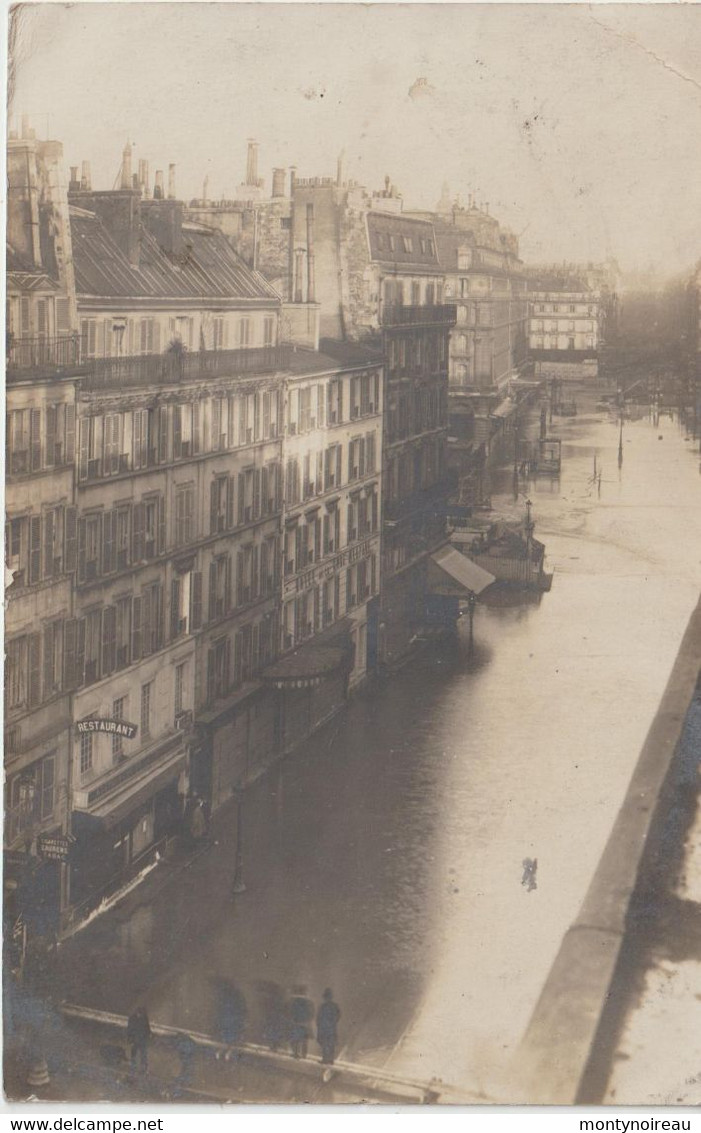 Paris : inondation 1910 : vue ( restaurant tabac Laurens)