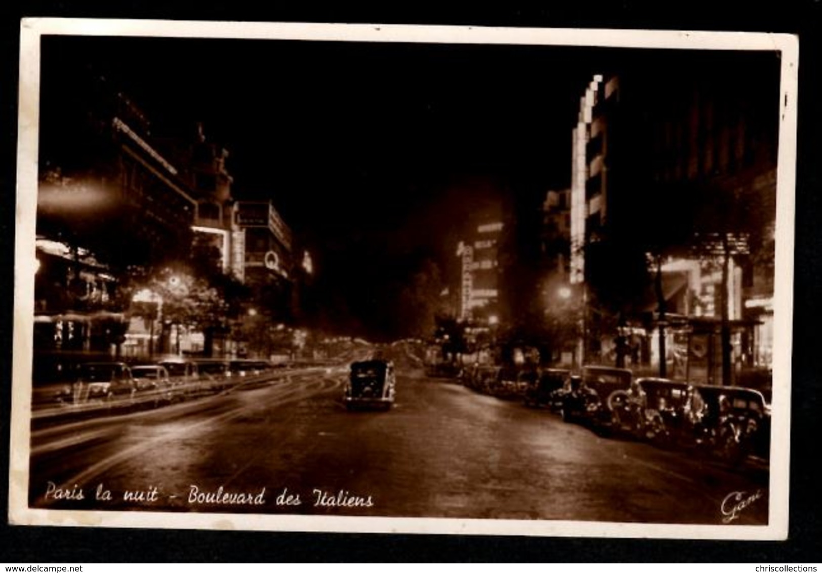 PARIS LA NUIT - Boulevard des Italiens