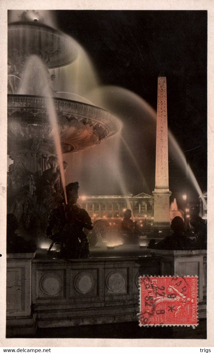 Paris (la Nuit) - Place de la Concorde