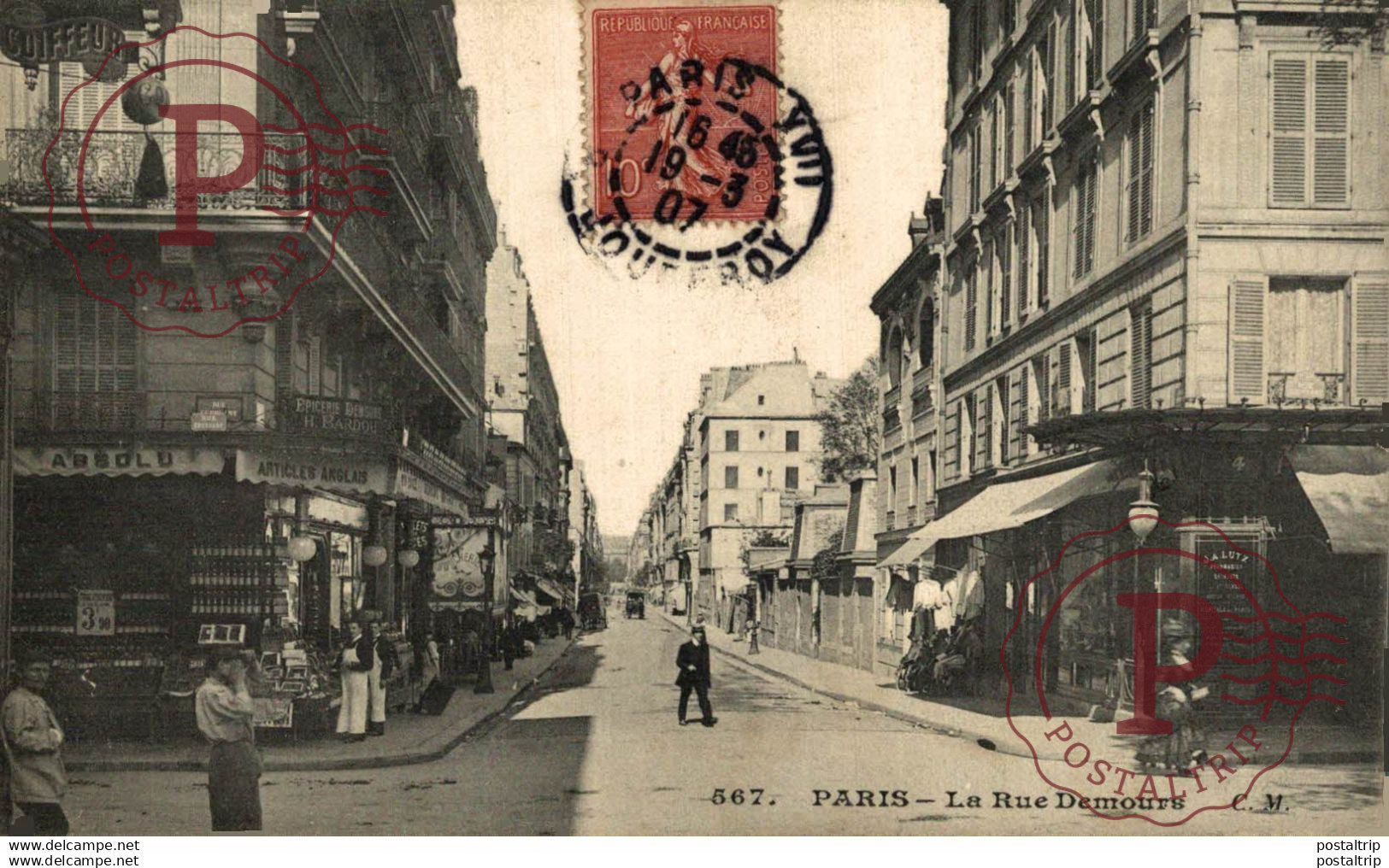 PARIS LA RUE DEMOURS