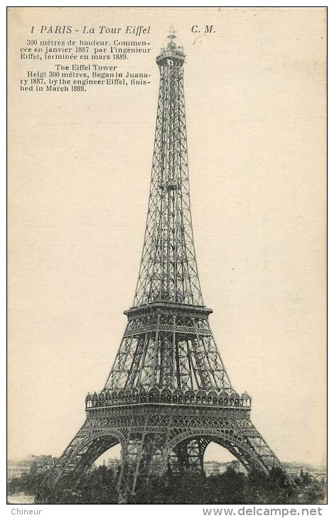 PARIS LA TOUR EIFFEL