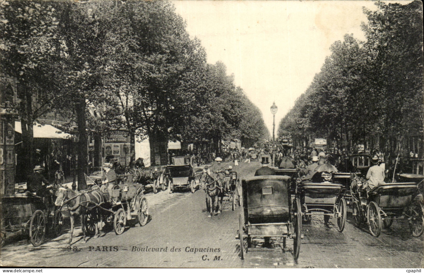 Paris-Le Boulevard des Capucines-CPA