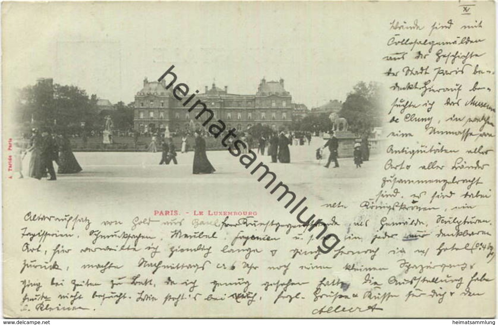 Paris - Le Luxembourg - Edition A. Taride Paris gel. 1900