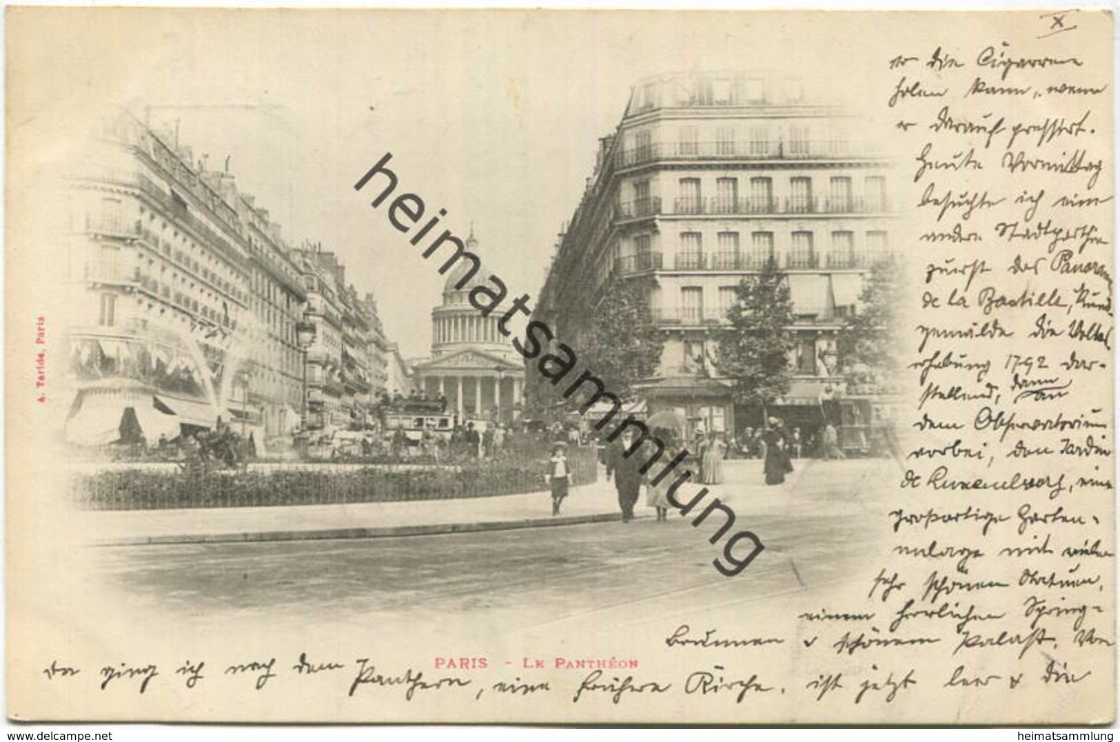 Paris - Le Pantheon - Edition A. Taride Paris gel. 1900