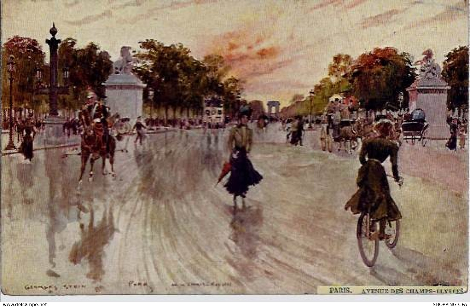 Paris - Les champs Elysées par G. Stein