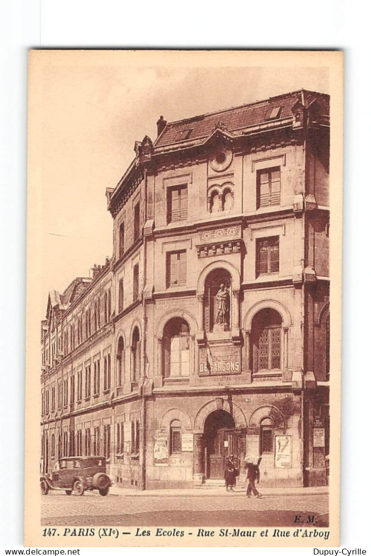 PARIS - Les Ecoles - Rue Saint Maur et Rue d'Arboy - 147 - très bon état