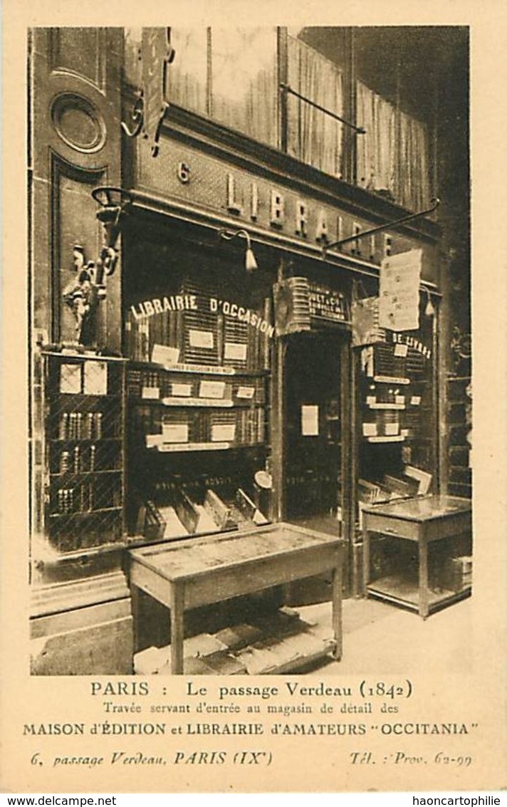 Paris : librairie passage Verdeau